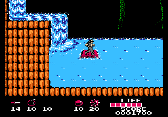 A raft sequence early on in Armana no Kiseki.