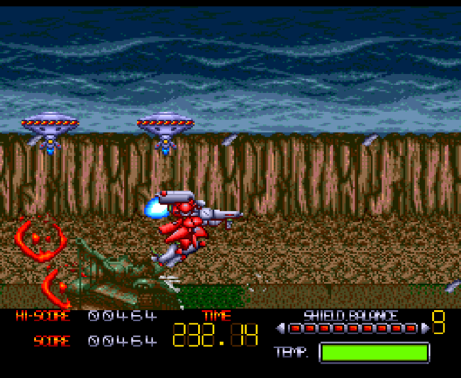 Screenshot 2 for Browning on the PC-Engine.