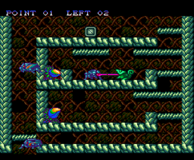 Second screenshot for Circus Lido on the PC-Engine.