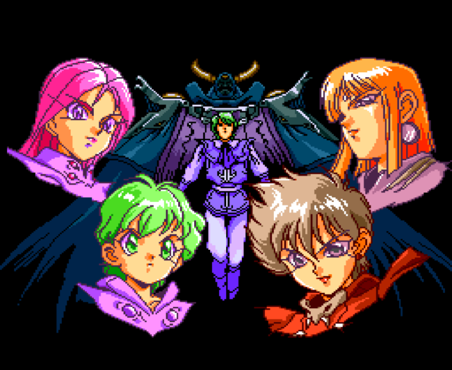 First screenshot for Faussette Armor on the PC-Engine CD.