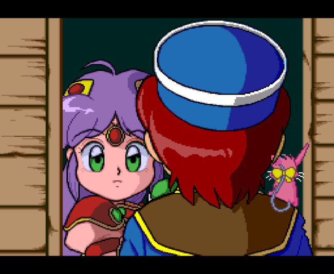 First screenshot for Pop'n Magic on the PC-Engine CD.