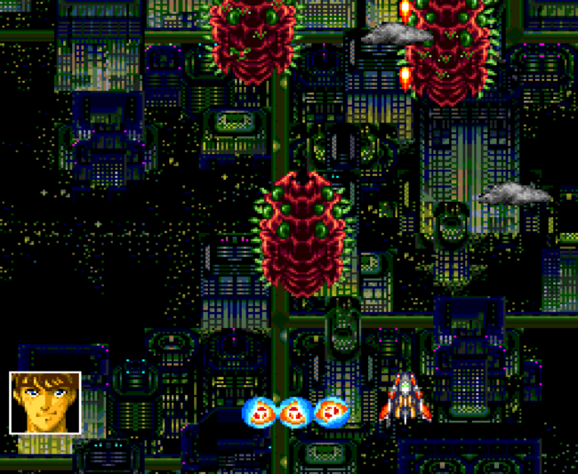 The second screenshot for the PC-Engine CD game Psychic Storm.