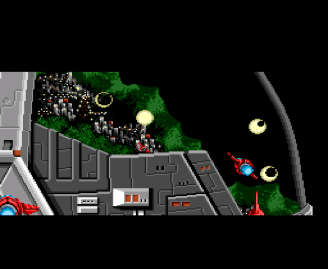 The first screenshot for the PC-Engine CD game R-Type Complete.