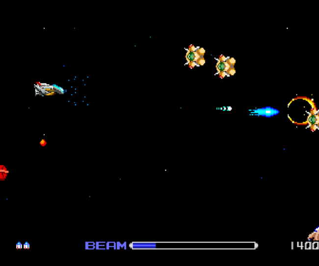 The second screenshot for the PC-Engine CD import R-Type Complete.