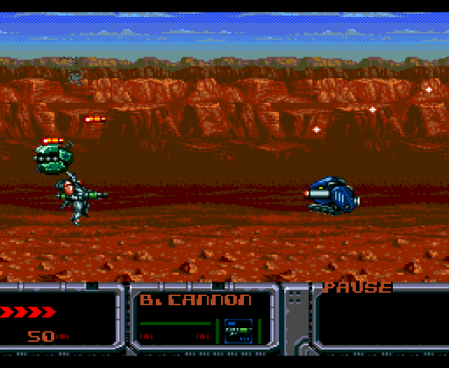 The second screenshot for the game Spriggan Mark 2.
