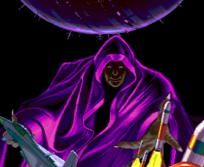 First screenshot for Strider Hiryuu on the PC-Engine CD.