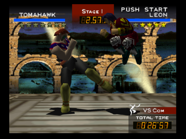 A one on one brawl in Fighter's Destiny.