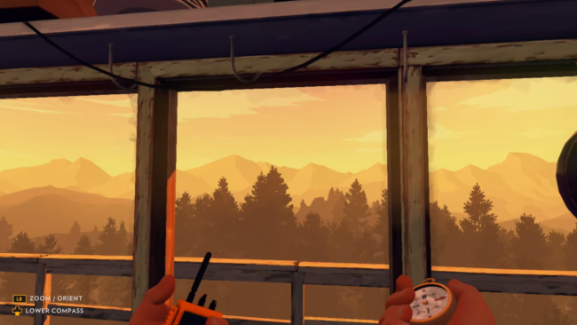 A scene in the lookout tower.