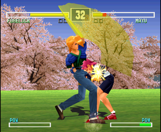 A battle in Lightning Legend.