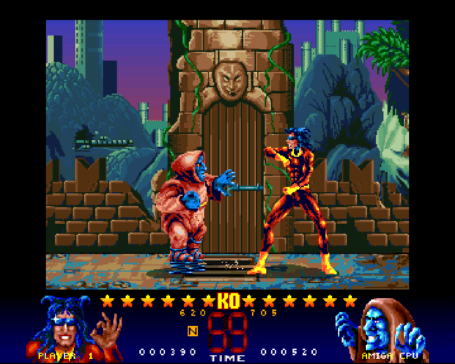 A one-on-one match in Dangerous Streets.