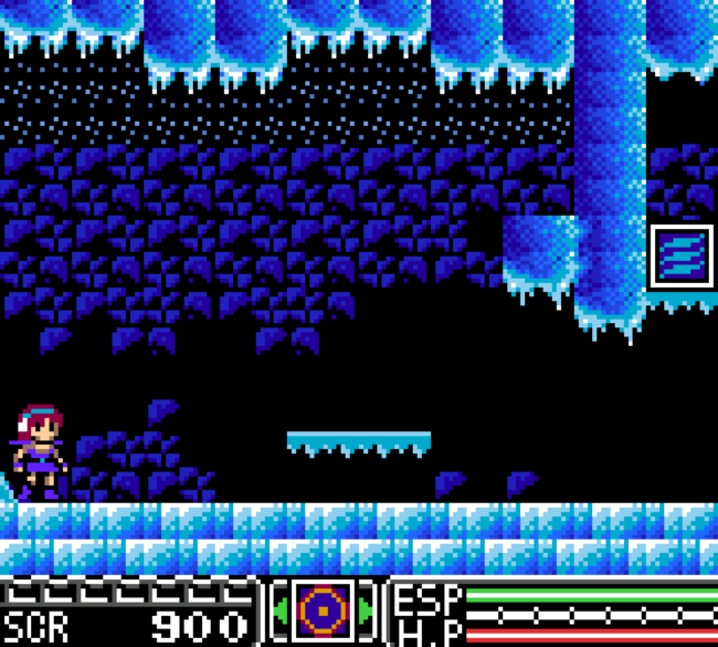 An ice area in the game.