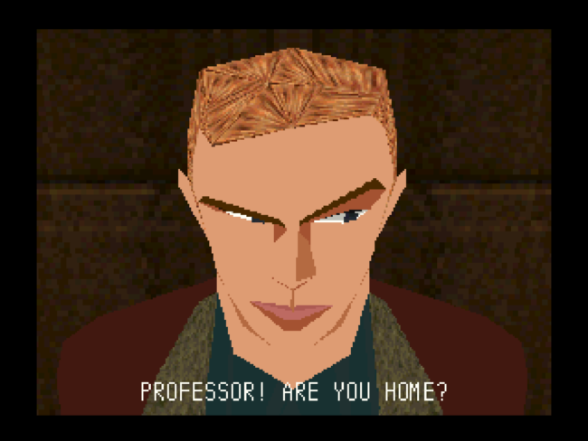 The main character, Adler, enters the mansion looking for Doctor Hauzer.