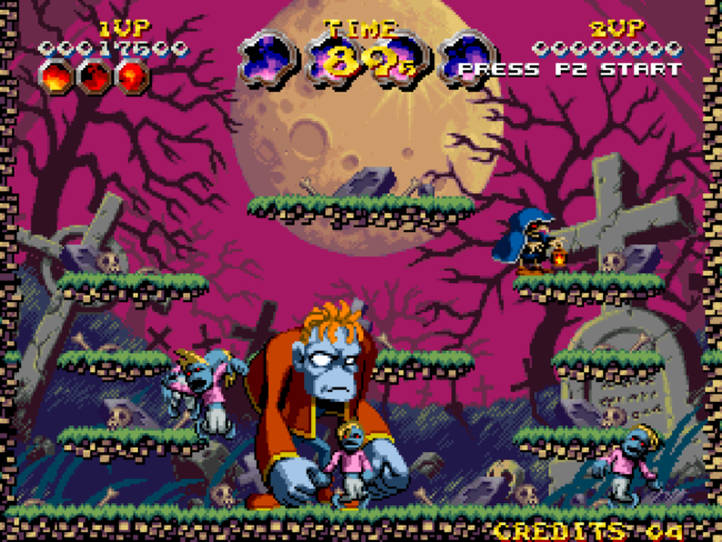 The first boss in Nightmare in the Dark.