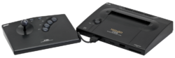 The Neo Geo AES home console.