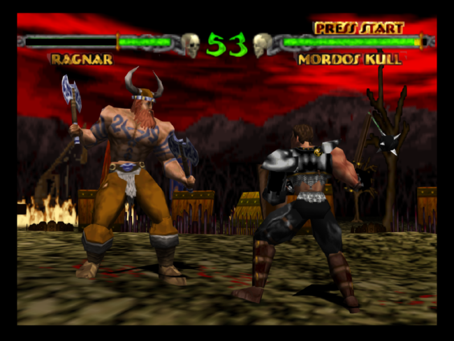 A one-on-one fight.