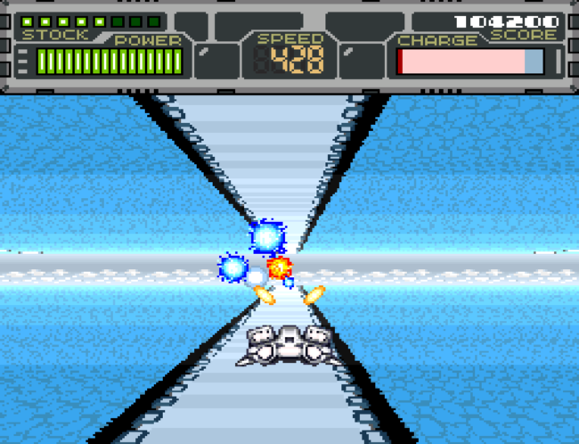 Gameplay on the ocean level.