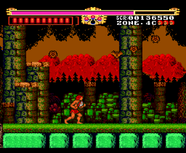 An outdoor area in the Legendary Axe.
