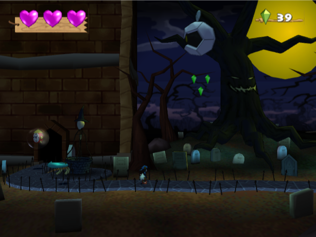 A Halloween based stage.