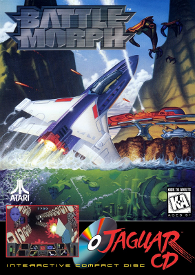Front cover for Battlemorph on the Atari Jaguar CD.