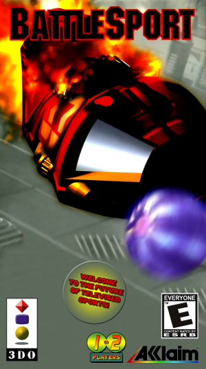 Front cover for Battlesport on the Panasonic 3DO.