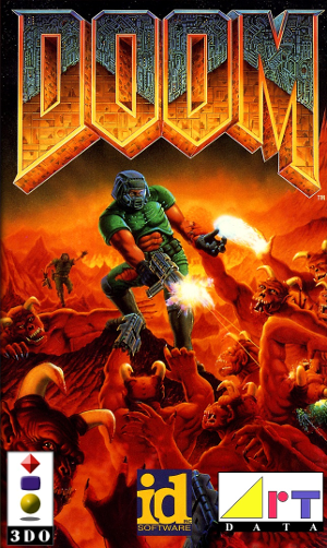 Front cover for Doom on the Panasonic 3DO.