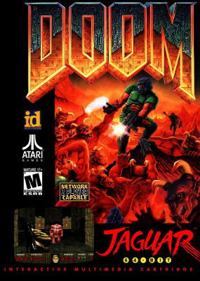 Front cover for Doom on the Atari Jaguar.
