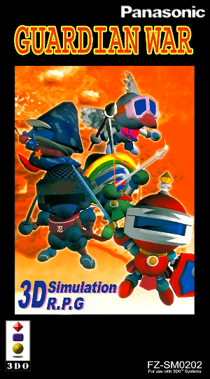 Front cover for Guardian War on the Panasonic 3DO.
