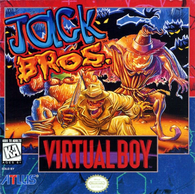 Front cover for Jack Bros on the Nintendo Virtual Boy.