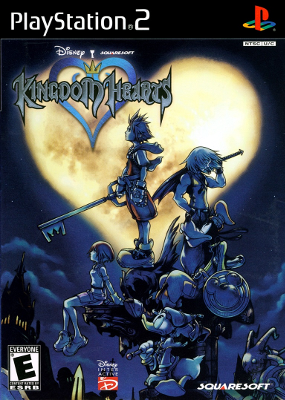 Front cover for Kingdom Hearts on the PlayStation 2.