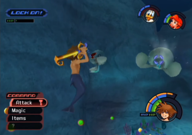 Swimming around in Atlantica.