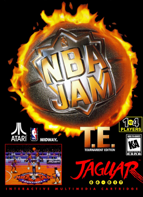 Front cover for NBA Jam: Tournament Edition on the Atari Jaguar.