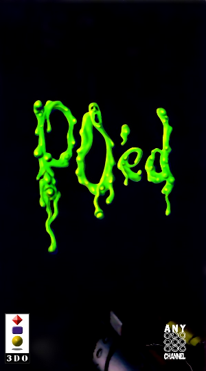 Front cover for PO'ed on the Panasonic 3DO.