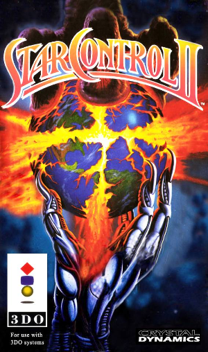 Front cover for Star Control II on the Panasonic 3DO.