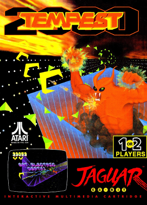 Front cover for Tempest 2000 on the Atari Jaguar.