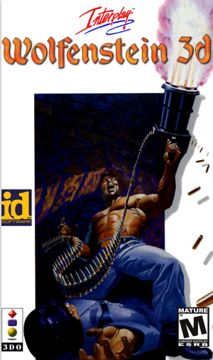 Front cover for Wolfenstein 3D on the Panasonic 3DO.