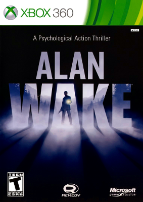Front cover for Alan Wake on the Microsoft Xbox 360.