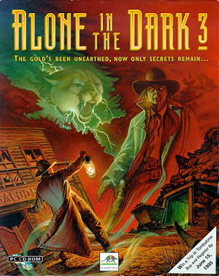 Front cover for Alone in the Dark 3 for Windows PC.