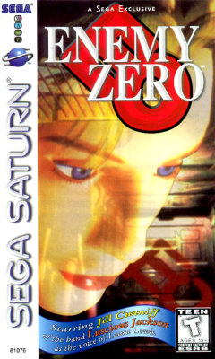 Front cover for Enemy Zero for the Sega Saturn.