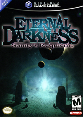 Front cover for Eternal Darkness for the Nintendo GameCube.