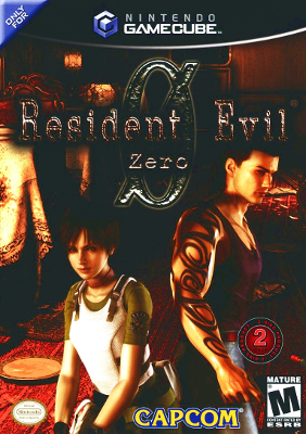 Front cover for Resident Evil 0 for the Nintendo GameCube.
