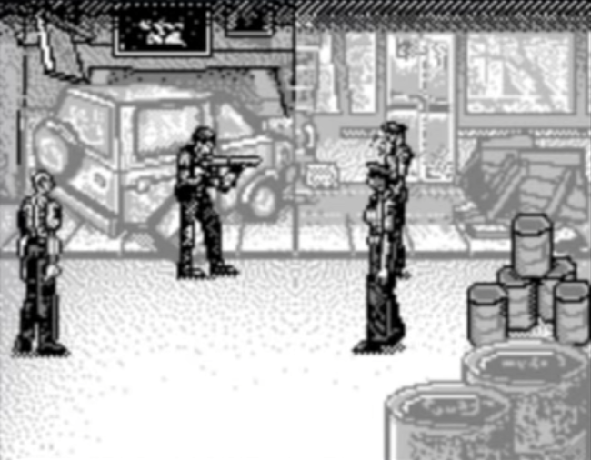 Shooting zombies on the streets of Raccoon City.