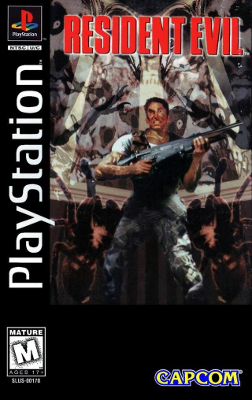 Front cover for Resident Evil on the Sony PlayStation.
