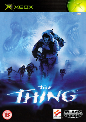 Front cover for The Thing on the Microsoft Xbox.