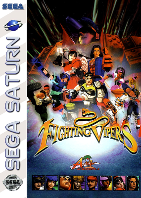 Front cover for Fighting Vipers on the Sega Saturn.