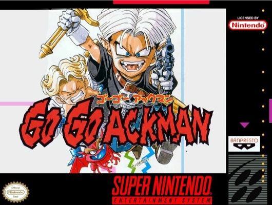 Front cover for Go Go Ackman on the Super Famicom.
