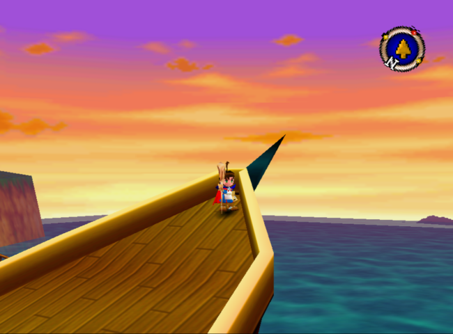 Exploring the world via a ship.