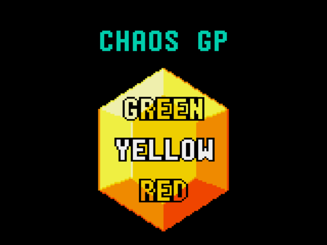 The grand prix selection screen.