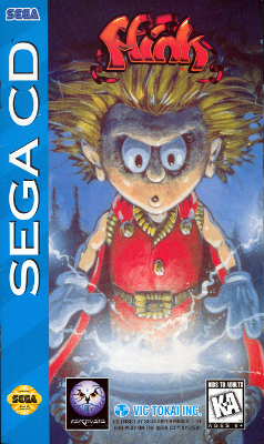 Front cover for Flink on the Sega CD.