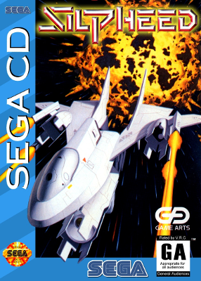Front cover for Silpheed on the Sega CD.