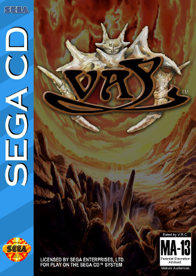 Front cover for Vay on the Sega CD.